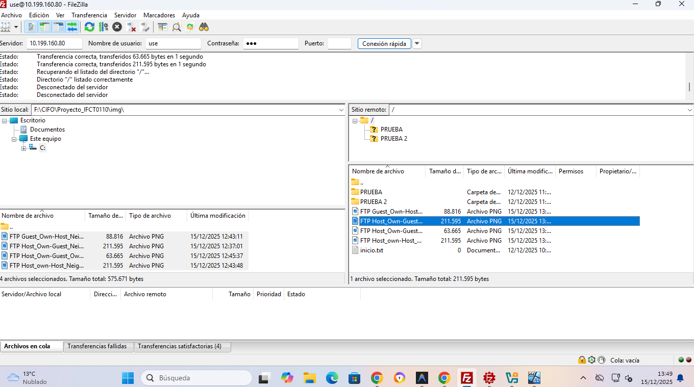 Prueba FTP Guest Propio a Guest Vecino